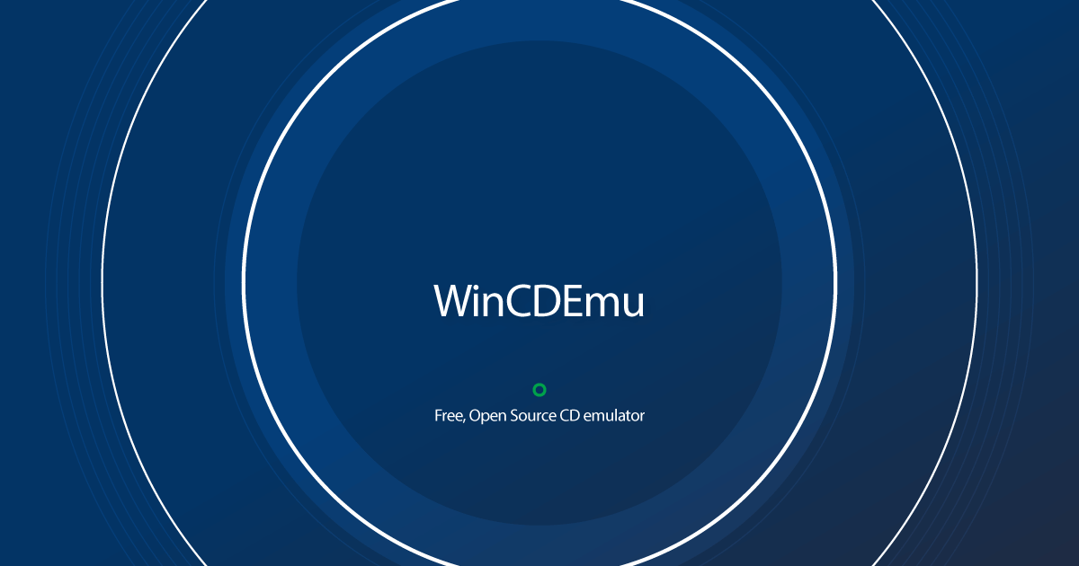 WinCDEmu download latest version