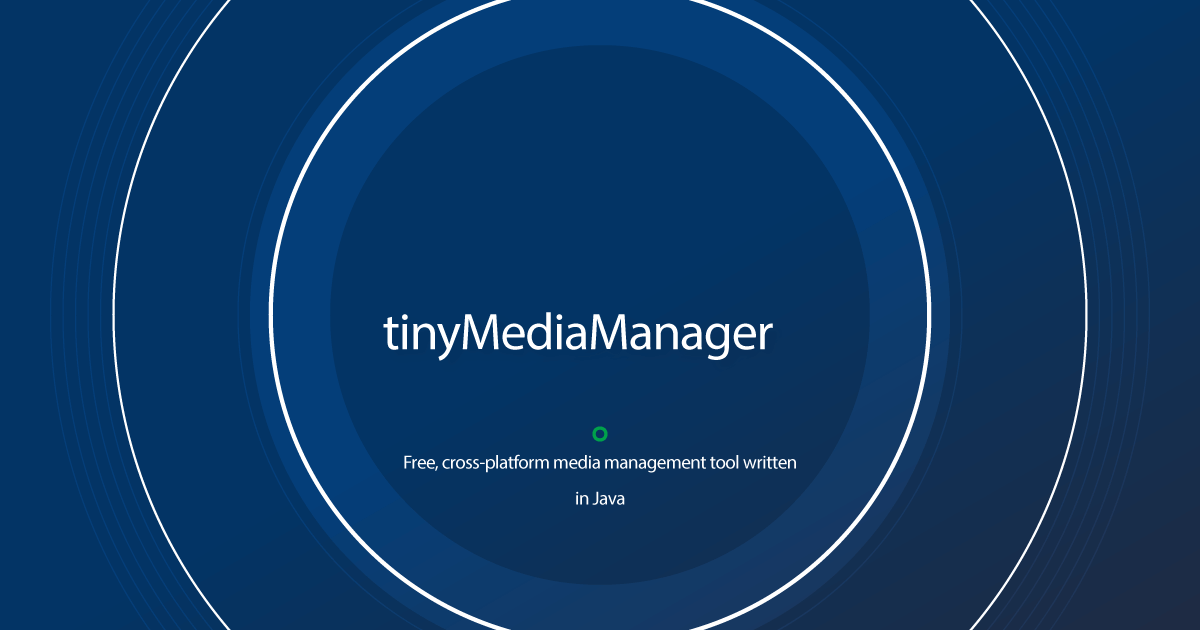 tinymediamanager tinymediamanager